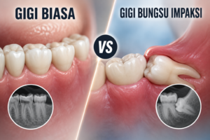 biaya cabut gigi biasa vs gigi bungsu impaksi 